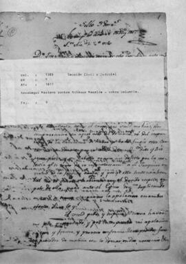 Arostegui Mariano contra Pedro Nolasco Recalde, sobre calumnia.