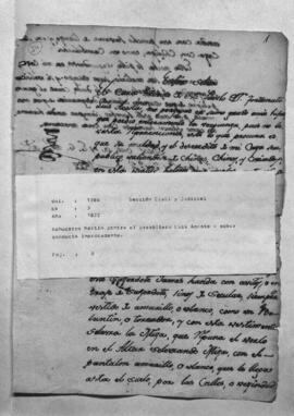 Achucarro Martín contra el presbítero Fortunato Luís Acosta, sobre conducta improcedente y licenciosa.