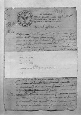 Proceso contra Solano Gaete por crimen.