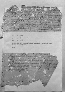 Obligación del Alférez Gaspar Fernández a favor del Cap. Ramón de las Llanas.