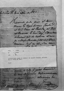 Información sobre el cadáver de Josefa Ricardo hallado en el monte de Yuiy.