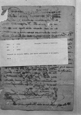 Proceso de Antonio Núñez por haber maltratado a su mujer.