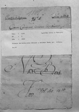 Proceso de Estanislao Changue y Melchor Ñezu por crimen.