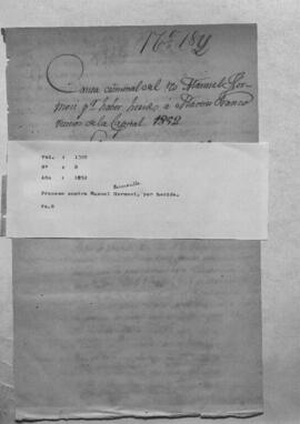 Proceso contra Manuel Hermosilla por herida.