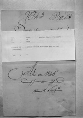 Proceso al reo esclavo Ventura Alvarenga por herida. (Recoleta).