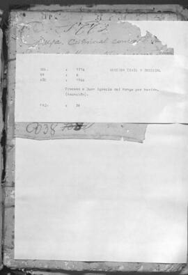 Proceso a Juan Ignacio del Monje por herida.