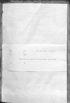 Sentencia al esclavo Vicente Sosa por herida.