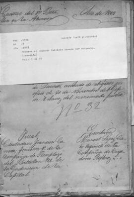 Proceso al sargento Patricio Acosta por abigeato.
