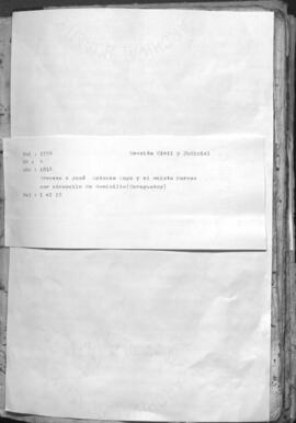 Proceso a José Lugo y al mulato Marcos por atropello de domicilio.