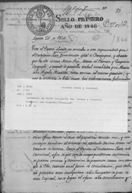 Sentencia de Maria Ana, Maria del Carmen Y Gregorio Origuela por injurias.