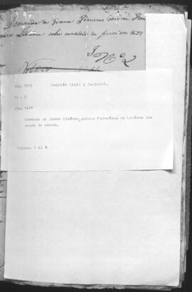 Demanda de Juana Giménez contra Francisco de Ledesma, por deuda de pesos.