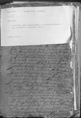 Expediente sobre Alonso Giménez, referente a la Ordenanza de Francisca Alfaro.