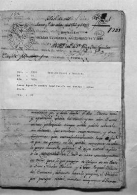 Cazar Agustín contra José Garcia del Barrio, sobre deuda