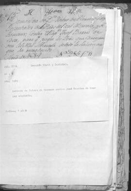 Demanda de Isidro de Hermosa contra José Barrios de Sosa por alcabala.