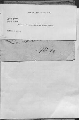 Concurso de acreedores de Diego López.