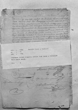 Espinosa Julián Gregorio contra José Coene y Pantaleón Mayo, sobre deuda.